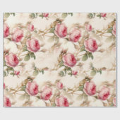 Roze  tuinRozen Cadeaupapier (Vlak)