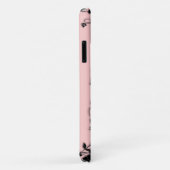 Roze tuinvlinder persoonlijk Case-Mate iPhone case (Achterkant/rechts)
