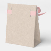 Roze Tulip Banner, Vrijgezellenfeest Bedankdoosjes (Achterkant)