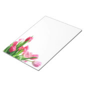 Roze Tulip Bouquet Notitieblok (Schuin)