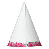 Roze Tulip Dachshund Party Pet Feesthoedjes (Achterkant)