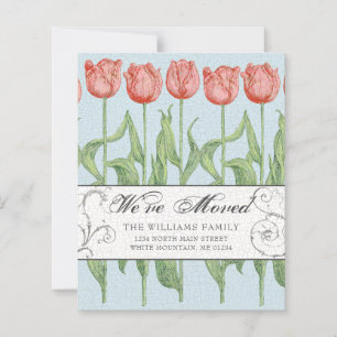  roze Tulip Floral budget Moving Kaart