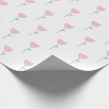 Roze Tulip Floral Minimalistisch Eenvoudig