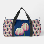 Roze Tulip Flowers, speciaal aangepast Plunjezak (Achterkant)