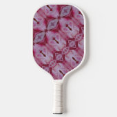 Roze Tulip Ikat 4 Pickleball Paddle (Achterkant)