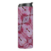 Roze Tulip Ikat 4 Thermosbeker (Gedraaid links)
