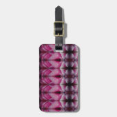 Roze Tulip Ikat 5 Recoleta Bagagelabel (Voorkant verticaal)