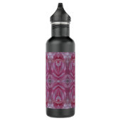 Roze Tulip Ikat 6 Waterfles (Rechts)