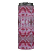 Roze Tulip Ikat 8 Thermosbeker (Achterkant)
