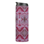 Roze Tulip Ikat 8 Thermosbeker (Geroteerd rechts)