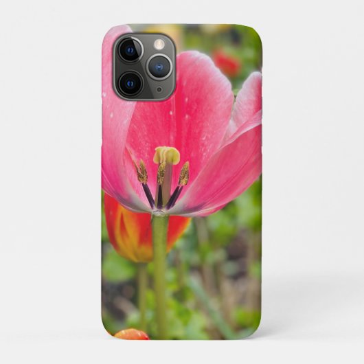 Roze Tulip iPhone draagtas Case-Mate iPhone Case (Achterkant)
