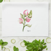 Roze Tulip Kitchen Towel of Casual Dinner Napkin Theedoek (Gevouwen)