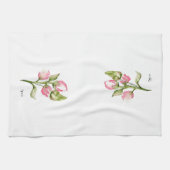 Roze Tulip Kitchen Towel of Casual Dinner Napkin Theedoek (Horizontaal)
