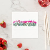 Roze Tulip Napkins Servet (Insitu)