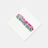 Roze Tulip Napkins Servet (Hoek)