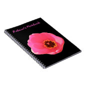 Roze Tulip Notitieboek (Rechterzijde)