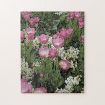 Roze Tulip Puzzle