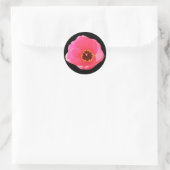 Roze Tulip Sticker (Tas)