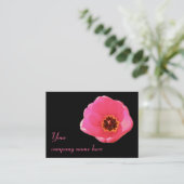 Roze Tulip  Visitekaartje (Staand voorkant)