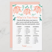 Roze Tulip Wat zit er in je handtas? (Voorkant / Achterkant)