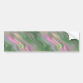 Roze Tulip Wavy Textuur Bumpersticker