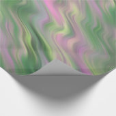 Roze Tulip Wavy Textuur Cadeaupapier (Hoek)