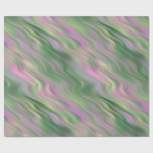 Roze Tulip Wavy Textuur Cadeaupapier (Vlak)