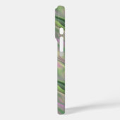 Roze Tulip Wavy Textuur Case-Mate iPhone Case (Achterkant / Links)