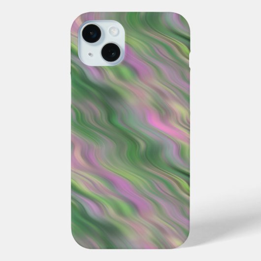 Roze Tulip Wavy Textuur Case-Mate iPhone Case (Achterkant)