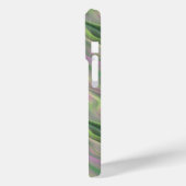 Roze Tulip Wavy Textuur Case-Mate iPhone Case (Achterkant / Links)