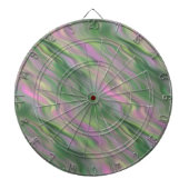 Roze Tulip Wavy Textuur Dartbord (Voorkant)
