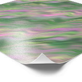 Roze Tulip Wavy Textuur Foto Afdruk (Hoek)