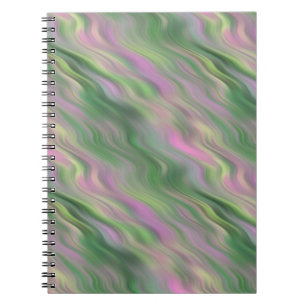 Roze Tulip Wavy Textuur Notitieboek