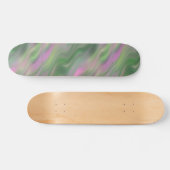 Roze Tulip Wavy Textuur Persoonlijk Skateboard (Horizontaal)