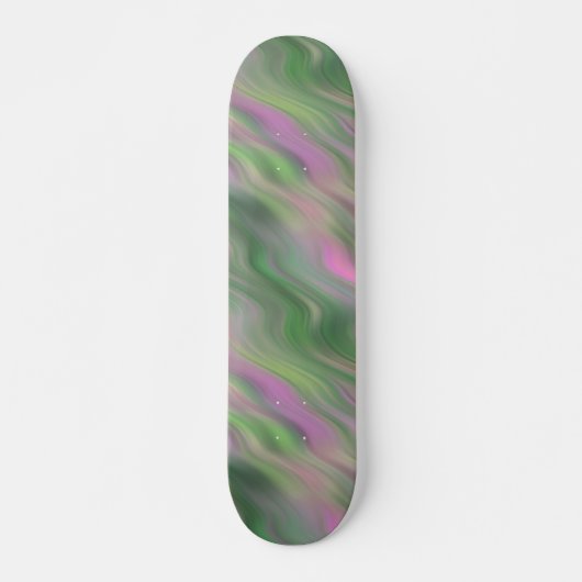 Roze Tulip Wavy Textuur Persoonlijk Skateboard (Voorkant)