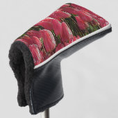 Roze Tulips Floral Golfheadcover (3/4 voorkant)