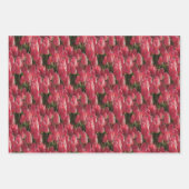 Roze Tulips Floral Inpakpapier Vel (Voorkant 2)