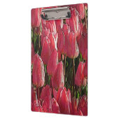 Roze Tulips Floral Klembord (Links)