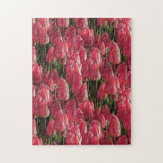 Roze Tulips Floral Legpuzzel (Verticaal)