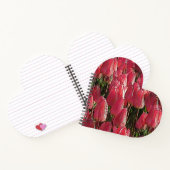 Roze Tulips Floral Notitieboek (Binnen)