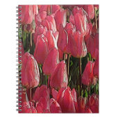 Roze Tulips Floral Notitieboek (Voorkant)