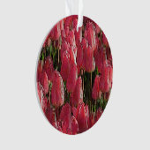 Roze Tulips Floral Ornament (voorkant)