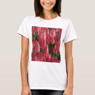 Roze Tulips Floral T-shirt