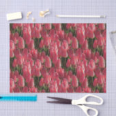 Roze Tulips Floral Tissuepapier (Craft)