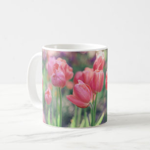 Roze Tulips Garden Koffiemok