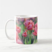 Roze Tulips Garden Koffiemok (Links)