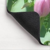 Roze Tulips Mousepad Muismat (Hoek)