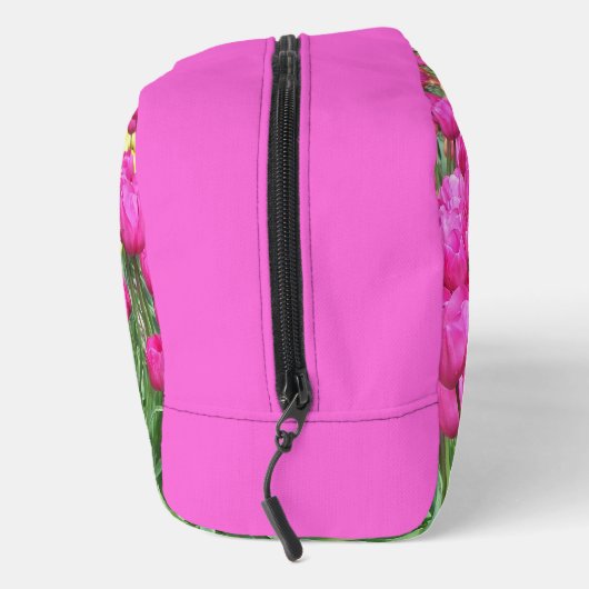 Roze Tulp Bloeit Bloemig Toilettasje (Rechts)