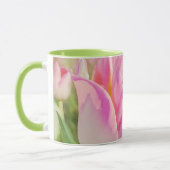 Roze Tulp Bloem Tuin Kunst Mok Kop (Links)