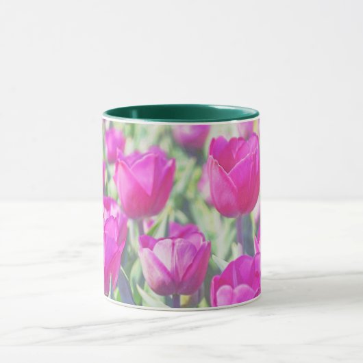 Roze Tulp Bloemen Bloemen Bloemen Bloemen Kunst Mo Mok (Midden)